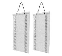 Cabilock 2pcs Felt Taekwondo Belt Display Rack Martial Arts Hanging Belt Holder Karate Storage Organizer Wall Mount Stand for Martial Art Learners