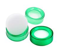 Cabilock 2pcs Finger Wetting Sponge Cup Non-Slip Desktop Tool for Money Counting and Paper Handling Plastic Sponge Design for Effortless Moistening and Enhanced Productivity in Office Use