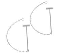 Cabilock 2pcs Fire Emergency Button Hammer Iron Glass Breaker Tool for Fire Hydrant Alarm and Rescue Compact Firefighter Alarm Switch Hammer for Bathrooms and Public Safety