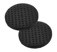Cabilock 2pcs Floor Jack Rubber Pads for Car Lift Durable Front Wheel Pallet Pads with Scratch Prevention and Space Saving Horizontal Design Hydraulic Jack Accessories for Vehicle Underside