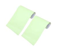 Cabilock 2pcs Glow Dark Luminous Film Self-Luminescent Adhesive Decal for DIY Craft Car Cup Window Safety Signs with Strong Adhesion and Scratch-Resistant Surface