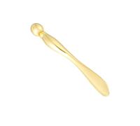 Cabilock 2pcs Golden Eye Massage Sticks Dual-end Alloy Beauty Rollers for Eye Cream Application and Skin Care Portable Mini Design for Dark Circles and Wrinkle Reduction