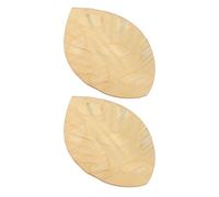 Cabilock 2pcs Guest Towel Holders Bathroom Napkin Tray Leaf Shape Plastic Elegant Stylish Organizing Towels Easy to Clean Room Accessories