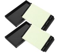 Cabilock 2pcs Guitar Fretboard Cleaning Kit with Easy-to-use Plastic Cleaner and Soft Fiber Cloth for Effortless Guitar String Maintenance and On-the-go Fretboard Care