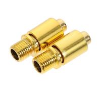 Cabilock 2pcs Guitar Tremolo Arm Jack Metal Replacement Socket for Electric Guitar Tremolo Bridge Sturdy Arm Holder Not Easy to Break Black and Golden