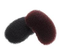 Cabilock 2pcs Hair Volume Bump Clips Lightweight Invisible Root Puff Inserts for Women Dual-color Brown and Black Hair Lifting Tool Comfortable Secure Hold for Fast Styling and Formal