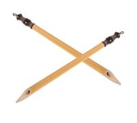 Cabilock 2Pcs Handcrafted Bamboo Calligraphy Dip Pens for Writing and Drawing, Vintage Ink Dip Pen Set with Left-High Right-Low Nibs, Suitable for Beginners and Manga Artists