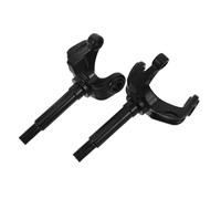 Cabilock 2pcs Heavy-duty Atv Front Steering Knuckle Spindle Replacement for Quad Bike Kart Front Axle Strut Assembly Metal Construction with Streamlined Aerodynamics and Easy Installation