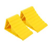 Cabilock 2pcs Heavy Duty Rv Wheel Chocks with Handle for Travel Trailers Camper Tire Stabilizers Brake Blocks Abs Wheel Stops for Motorhome Safety and Tire Protection