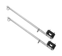 Cabilock 2pcs Heavy Duty Stainless Steel Yacht Flagpole with Removable Mounting Bracket Boat Flag Holder for Poles Secure Design for Sailboats and Yachts
