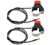 Cabilock 2pcs High Sensitivity Motorcycle Handle Switch Handlebar Kill Button for Pocket Bike and Atv Instant Engine Flameout Stop Switch for Off-road Safety and Emergency Control