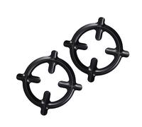 Cabilock 2pcs Iron Gas Stove Pot Stand with Sturdy Structure and Stability, Easy to Use Coffee Pot Holder for Home and Coffee Shop Kitchen Gas Hob Support Rack