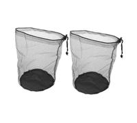 Cabilock 2pcs Large Sports Mesh Organizer Bags with Drawstring for Training Equipment Storage Portable Ball and Swim Gear Holder for Gym Beach Travel School and Outdoor Use