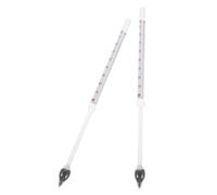 Cabilock 2pcs Maple Syrup Hydrometers Glass Density Range Liquid Measurement Alcohol Beer Wine Scale Manual Gauge for and Professionals