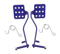 Cabilock 2pcs Metal Throttle and Brake Pedal Kit for Bikes and Drift Vehicles Easy Installation Vehicle Specific Design Enhanced Performance and Quick Response Footrest Replacement