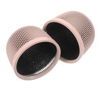 Cabilock 2pcs Microphone Mesh Grille Ball Head Metal Mesh Heads Replacement Mic Cover for Handheld Wireless Mics Recording