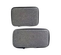 Cabilock 2pcs Microphone Storage Cases Multifunctional Digital Product Bags Portable Headset Organizer with Cable Management for Travel and Electronics Accessories