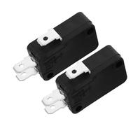 Cabilock 2pcs Microwave Oven Switch Replacement Part for Electronic Equipment with Plastic and Metal Construction, Easy to Carry and Use, for Microwave Door Switch and Home Appliance Repair