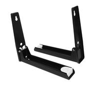 Cabilock 2pcs Microwave Wall Mount Bracket Kitchen Storage Shelf Durable Support Frame for Various Microwave Space Saving Design