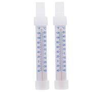 Cabilock 2pcs Mini Fridge Thermometer with High Precision Sensor Digital Appliance Temperature Gauge for Freezer and Cooler Easy to Read Display for Accurate Food Storage Monitoring