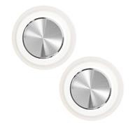 Cabilock 2PCS Mobile Game Controllers with Suction Joystick Phone Gaming Triggers for Battle Royale and FPS, White Mobile Phone Gaming Accessories for Precise Control and Competitive Play