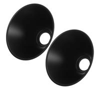 Cabilock 2pcs Modern Cone Pendant Lamp Shade Metal Lampshade for Kitchen and Bedroom Ceiling, Iron Material with Downward Lighting and Versatile Decor Enhancement for Stylish Hanging