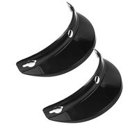 Cabilock 2pcs Motorcycle Helmet Visor Sun Visor Replacement Three-buckle Design, Lightweight PC Material for Optimal Airflow, Retro Vintage Charm, Suitable for Motorbike Journeys and Rides