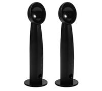 Cabilock 2pcs Multifunctional Coffee Tamper Scoop Set with Pressed Bottom Plastic Tablespoon Coffee Grind Press Tool for Espresso Making and Powder Measuring