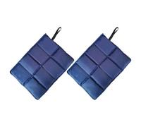Cabilock 2Pcs Oxford Cloth Folding Seat Cushion Insulated Outdoor Chair Pad for Camping Picnic Hiking Lightweight Portable Mat for Kitchen Dining Beach Park