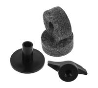 Cabilock 2PCS Plastic Cymbal Stand Sleeves with Felt Pads Drum Stand Accessories for Crash Splash Ride Cymbals Noise Reduction Secure Fit Added Stability Replacement Kit Random Color