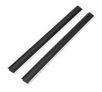 Cabilock 2Pcs Plastic Dustpan Edge Strips Replacement Lips Soft Pressing Bars for Cleaning Corners and Reach Areas Plastic Stripping for Various Dustpans and Brooms