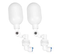 Cabilock 2pcs Plastic Livestock Drinking Bowl Accessory Float Valve for Cattle Trough with Automatic Operation and Easy Installation Farm Accessory