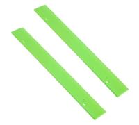 Cabilock 2pcs Portable Braille Measuring Ruler with Raised Markers and Tactile Design for Blind People and Visually Impaired Students, Sturdy Pp Material School Supplies for Home
