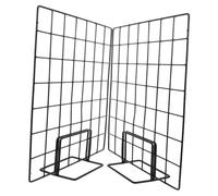 Cabilock 2pcs Portable Iron Wire Wall Grid Panels for Photo Display Grid Panel with Versatile Usage and Stylish Minimalist Square Design for Art Displays and Jewelry Organization