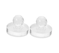 Cabilock 2pcs Pressing Powder Tool round Eyeshadow Stamper for DIY Eyeshadow Making Kit Blusher Pressing Stamp Magnetic Makeup Palette