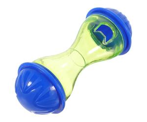 Cabilock 2pcs Rabbit Food Dispenser Bunny Treat Interactive Food Dispensing Intelligence Development Delicate Color Bone Shape Reusable Plastic Material Light Weight Slow Feeder for Indoor