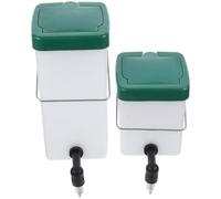 Cabilock 2pcs Rabbit Water Bottle No Drip Automatic Bunny Water Dispenser Detachable Plastic Stainless Steel 600ml for Rabbit Cage