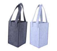Cabilock 2pcs Red Wine Tote Bag Hidden Spout Drinks Holder Wine Purse for Storage Portable