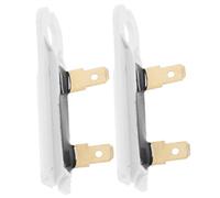 Cabilock 2pcs Replacement Thermal Fuse for Dryer Long Dryer Fuse with Temperature Control Safety Feature Copper Abs Material Compatible Washer Protection