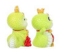 Cabilock 2pcs Resin Snake Figurine Chinese Zodiac Miniature Animal Statue Home Decor for Birthday Party Favor Symbol of Wisdom and Luck Car Dashboard Ornament