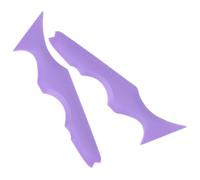 Cabilock 2Pcs Reusable Silicone Eyeliner Stencils Ergonomic Makeup Aid for Winged Eyeliner Eyebrow Shaping and Lipstick Application Eye Stencils for Precise Beauty Enhancements