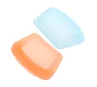 Cabilock 2PCS Reusable Silicone Medicine Pouches Clear Sealable Pill Bags Compact Portable Storage for Medications and Accessories Travel Friendly Small Organizer