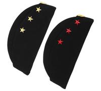 Cabilock 2pcs Russian Sailor Hat Cloth Sailor Dance Boat Cap with Unique Design and Versatile Styling, for Halloween Cosplay and Performance Accessories
