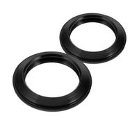 Cabilock 2pcs Rv Toilet Ring Seal Replacement Kit Durable Rubber Gaskets for Rv Toilet Flange Sealing Easy to Install Prevents Water Leakage