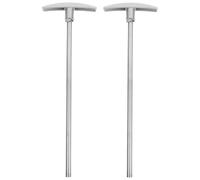 Cabilock 2pcs Rv Waste Valve Extension Rod Heavy-Duty Handle For Camper Tank Hose Drain Valve Handle Extension Tube For Rv Sewer Hose Kit