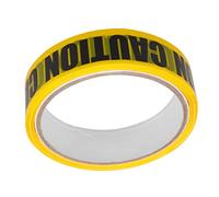 Cabilock 2PCS Safety Warning Tape Industrial Strength Adhesive Barrier Tape Roll for Walls Floors Equipment Yellow Black Caution Marking Weather Resistant