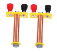 Cabilock 2PCS Shaped Solenoid Electromagnet Coil for Physics Experiments Educational Electrical Circuit Teaching Tool Versatile Science Kit for Electromagnetism Principles and Classroom