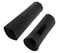 Cabilock 2Pcs Shockproof Silicone Microphone Sleeve Handle Covers Anti-Drop Feature for Wireless Mic Use in Concerts and Public Speaking