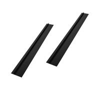 Cabilock 2pcs Silicone Sealing Strip Kitchen Plinth Sealing Tape Stove Counter Gap Cover Mastic Tape