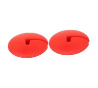 Cabilock 2pcs Silicone Thermometer Pot Clip Holder Heat Resistant Temperature Probe Clamp for Candy Making Cooking Pots Tool for Accurate Meat and Liquid Monitoring
